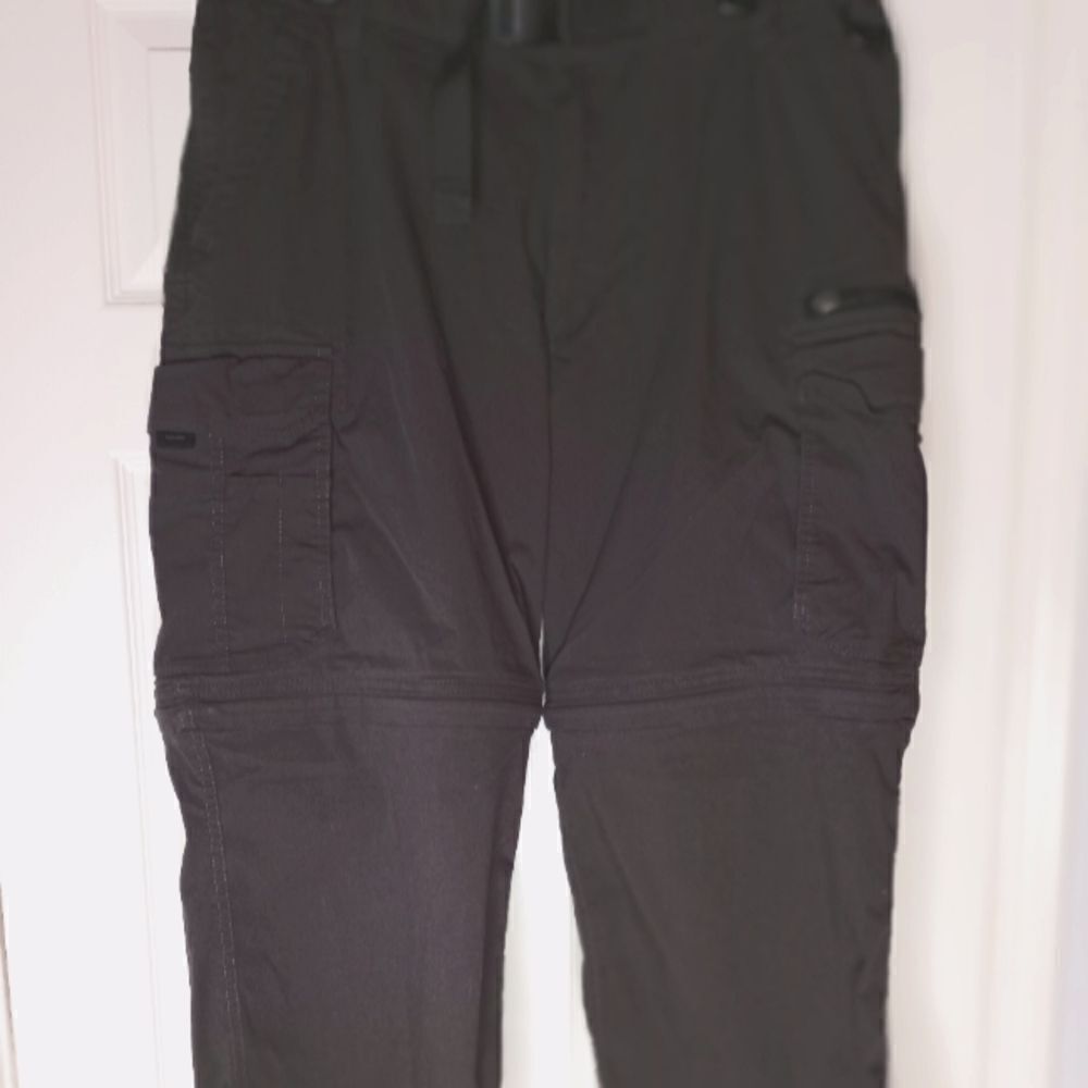 BC Clothing Convertible Cargo Pants Men Size XL x 30 GrayHiking Outdoor